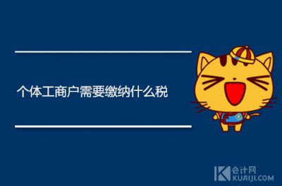 ​个体户要交哪些税种呢（个体工商户需要缴纳什么税？）