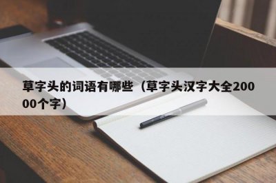 ​草字头的词语有哪些（草字头汉字大全20000个字）