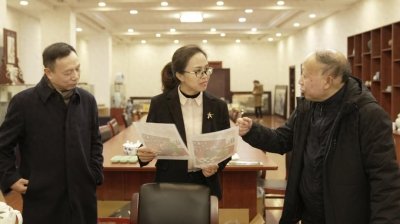 ​汤媛媛走访人大代表