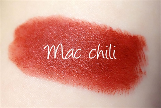 Mac 子弹头ladybug chili--口红试色