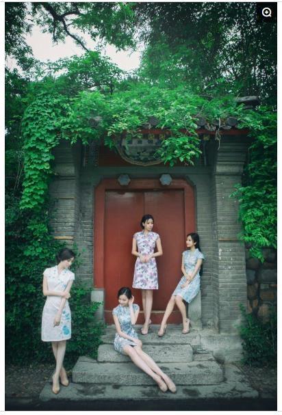 北大妹子的旗袍毕业照，才华与颜值齐备，四个女孩一个比一个美