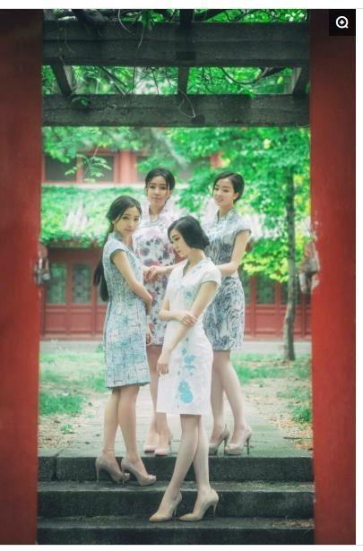 北大妹子的旗袍毕业照，才华与颜值齐备，四个女孩一个比一个美
