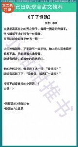 ​6本现言甜文《了了悸动