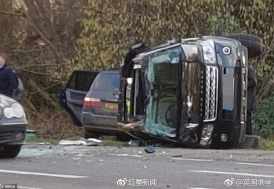 ​才遇车祸后不到两天 97岁的菲利普亲王又被发现驾车不系安全带
