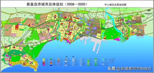 高清！河北秦皇岛城市总体规划图，秦皇岛人收藏了