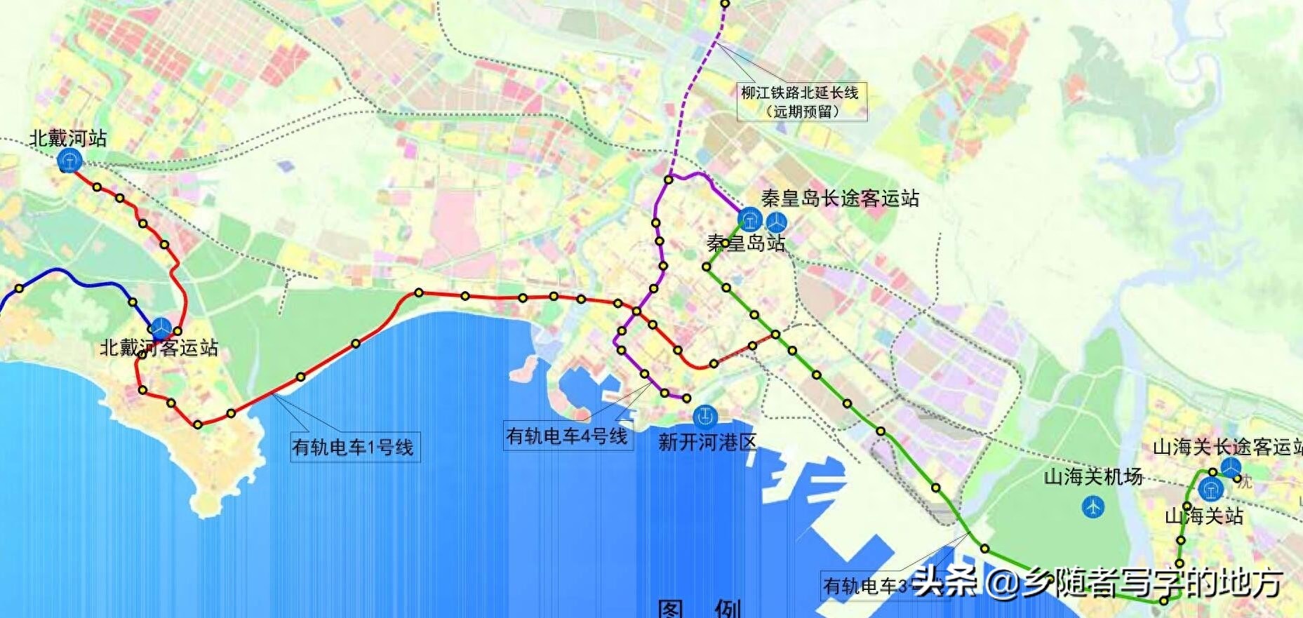 高清！河北秦皇岛城市总体规划图，秦皇岛人收藏了