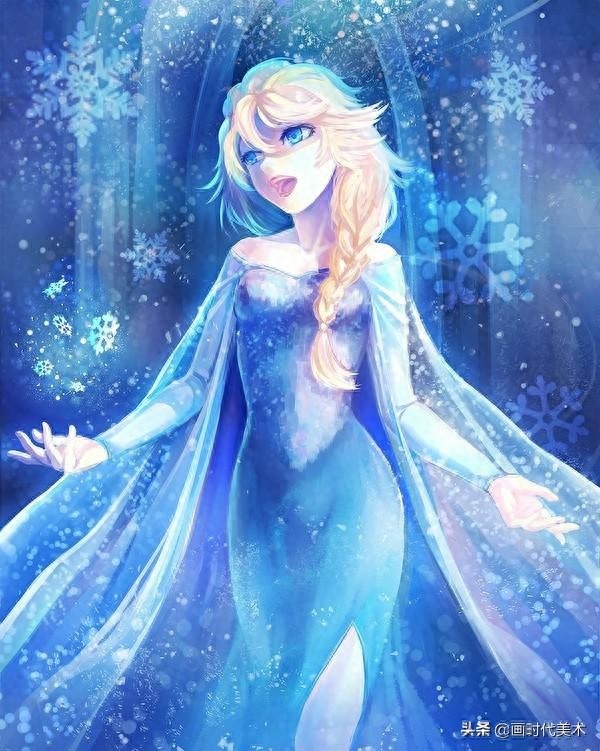 分享一组精美的冰雪奇缘艾莎手机壁纸