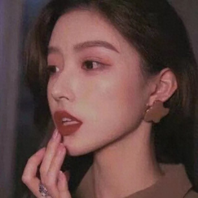 超美的烈焰红唇头像,最后一个太飒了