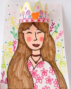 ​绘画素材—母爱少儿绘画精选40张带给你满满的创作灵感！感恩妈妈