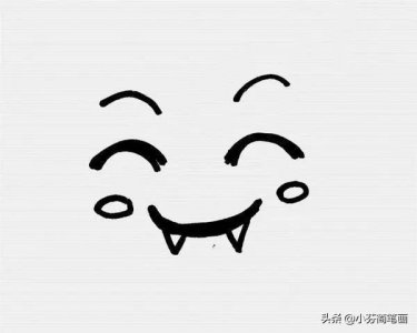 ​超级简单的18种简笔画超萌表情，赶快用起来