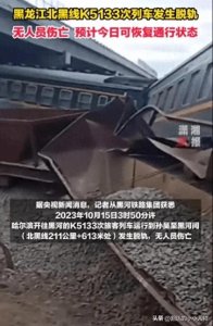​惊心动魄！黑龙江一载人火车脱轨，场面惨烈，事故原因曝光