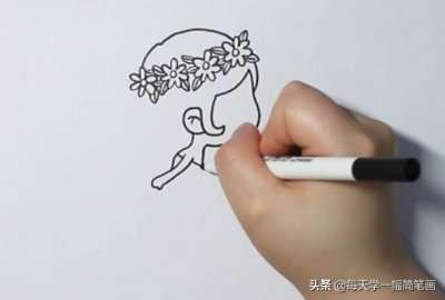 ​每天学一幅简笔画--情侣简笔画画法步骤图解教程