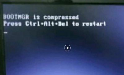 ​电脑C盘压缩后开不了机
