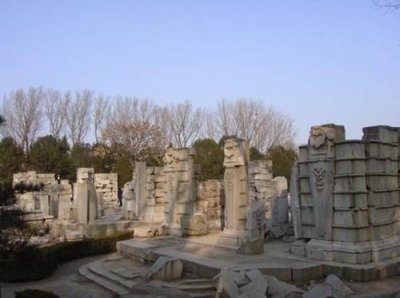 ​被火烧毁的圆明园，曾