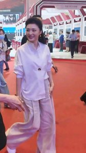 ​周涛亮相上海车展，白