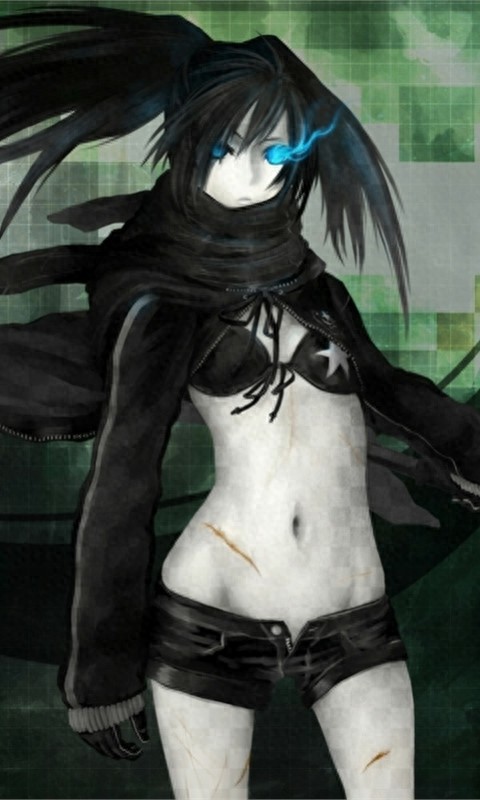 黑岩射手竖屏美图欣赏，酷酷的可爱小姐姐和您的手机更配