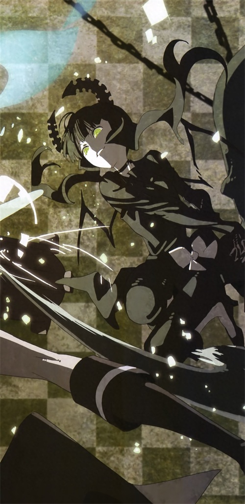 黑岩射手竖屏美图欣赏，酷酷的可爱小姐姐和您的手机更配