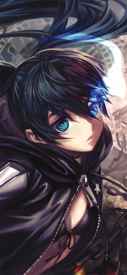 黑岩射手竖屏美图欣赏，酷酷的可爱小姐姐和您的手机更配