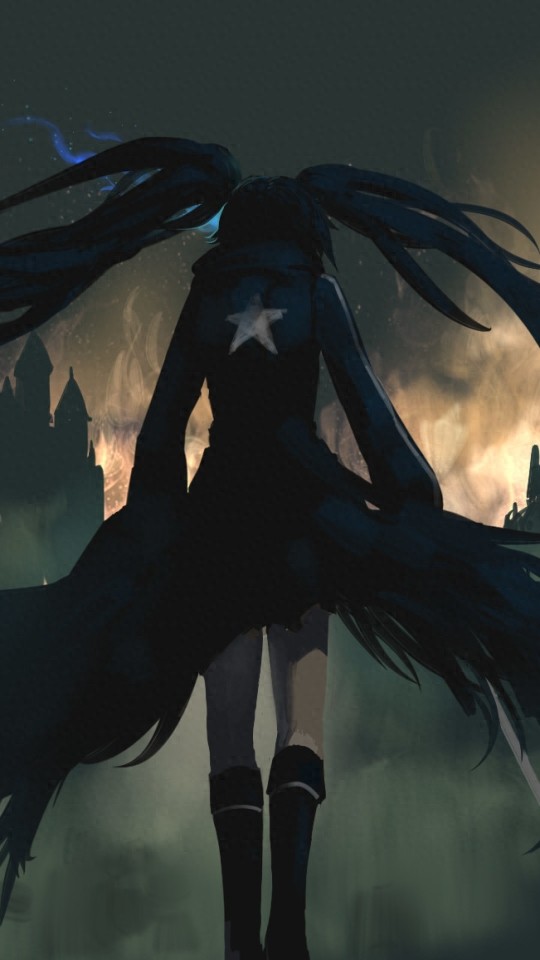 黑岩射手竖屏美图欣赏，酷酷的可爱小姐姐和您的手机更配