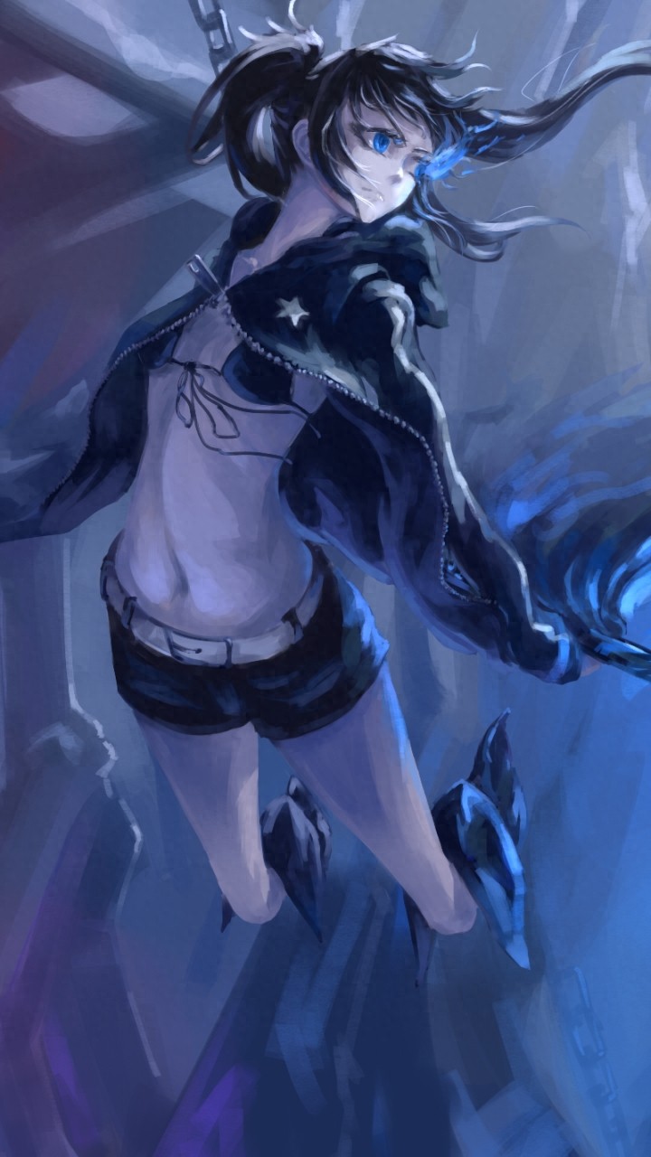 黑岩射手竖屏美图欣赏，酷酷的可爱小姐姐和您的手机更配