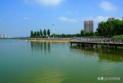 ​大同文瀛湖解渴 碧波荡